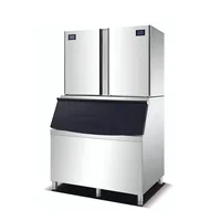 Wholesale Large Daily Output 35-420Kg Air Cooled Commercial Ice Maker Milk Tea Shop Bar KTV Crescent Ice Cube Maker Machine 1