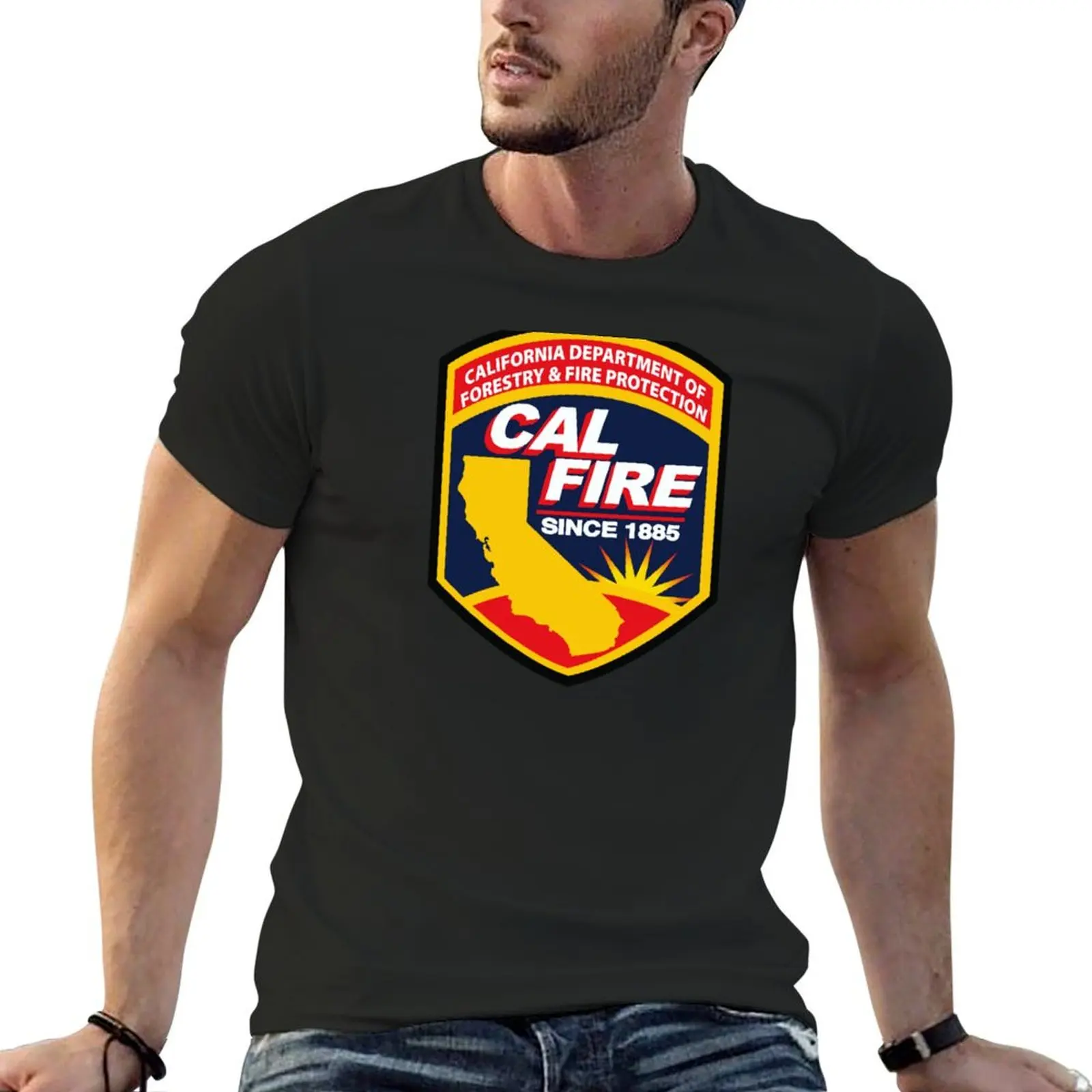 

CAL FIRE CALIFORNIA T-shirt quick drying sports fans animal prinfor boys for a boy t shirts for men