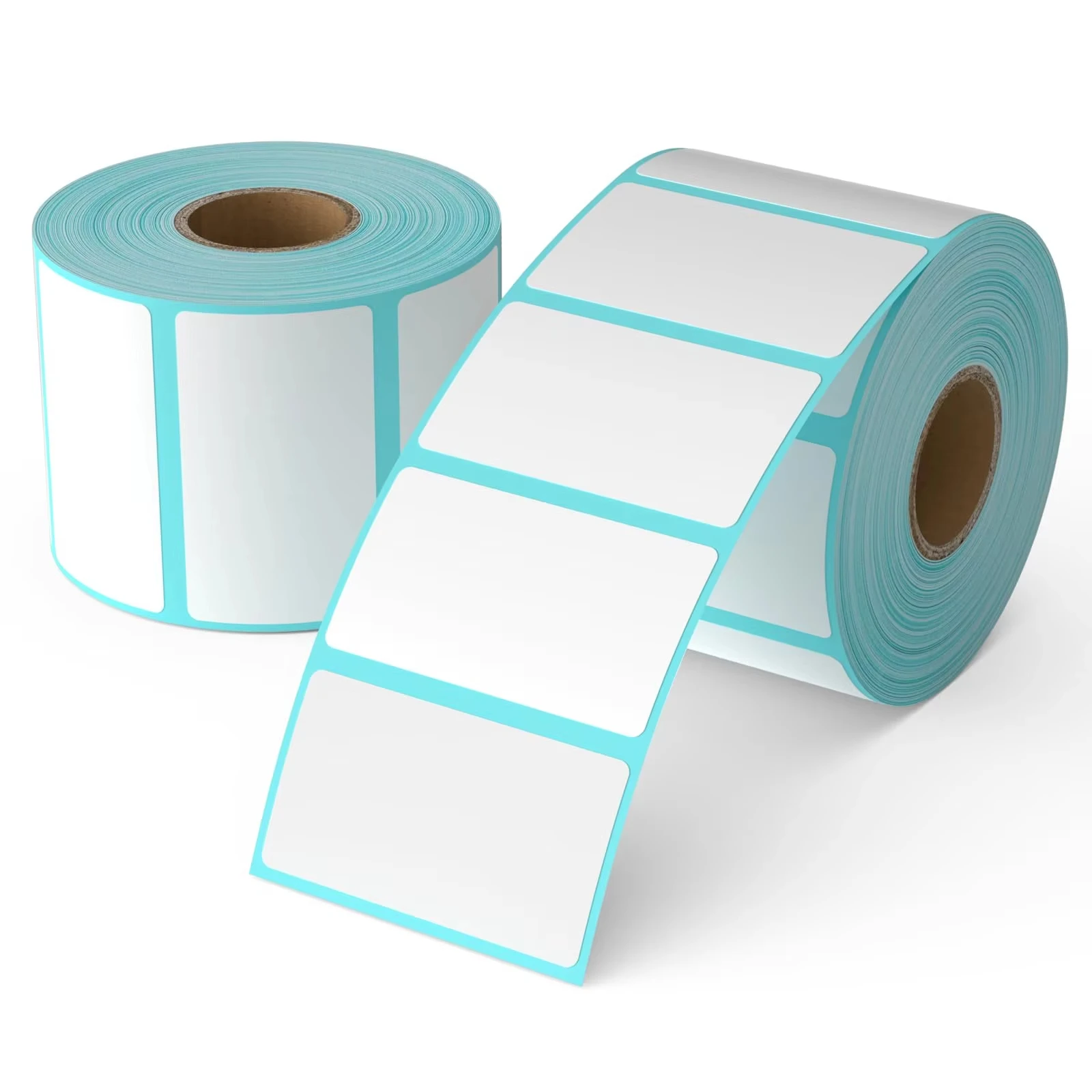 700Pcs W40xH30mm 흰색 항아리 라벨 감열지 롤 배송 스티커 카본 밴드 없음 바코드 등