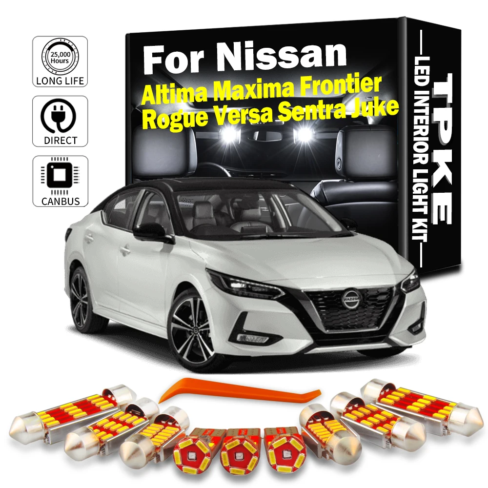 14 PZ PACCHETTO Interni Auto Cupola Mappa LED Targa Parti A Luce Mista - Foto 3