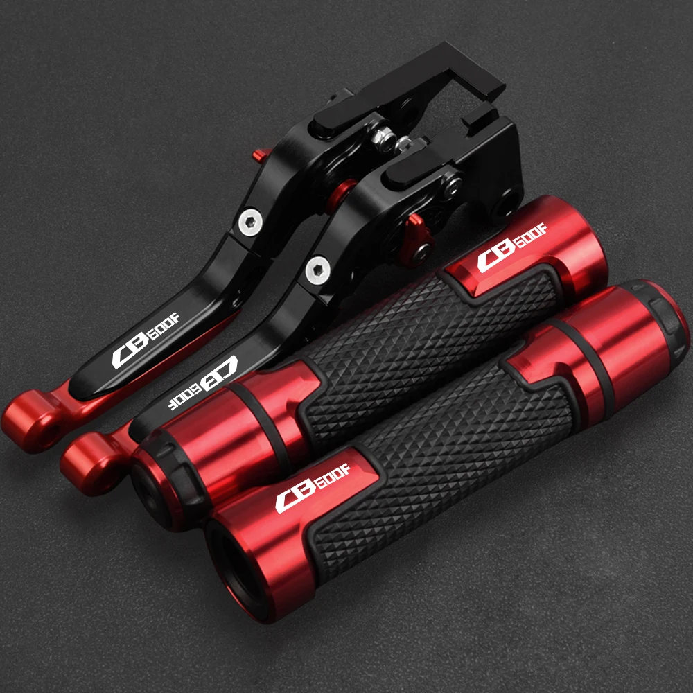 

For honda CB600F HORNET CB 600F 2007-2013 2012 2011 2010 2009 2008 Motorcycle Adjustable CNC Brake Clutch Levers Handlebar grips