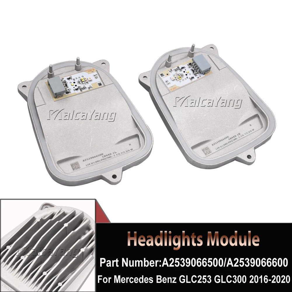 

Left A2539066500 Right A2539066600 For Mercedes Benz GLC253 GLC300 2016-2020 LED Headlight DRL Control Module Car Accessories