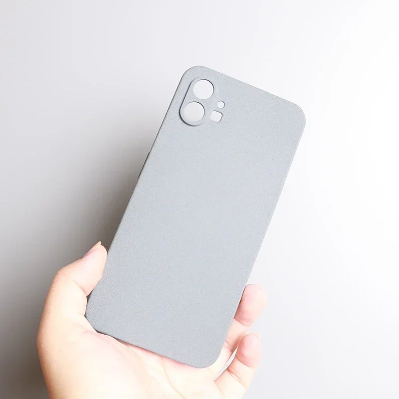 Enhanced Sand Matte Soft Silicone Anti-Fall & Anti-Fingerprint Protective Phone Case Cover