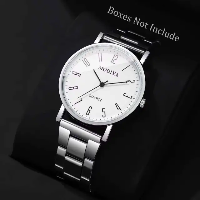 Fashion Men Business Watches Simple Analog Quartz Wristwatch Reloj Hombre（Without Box） 2