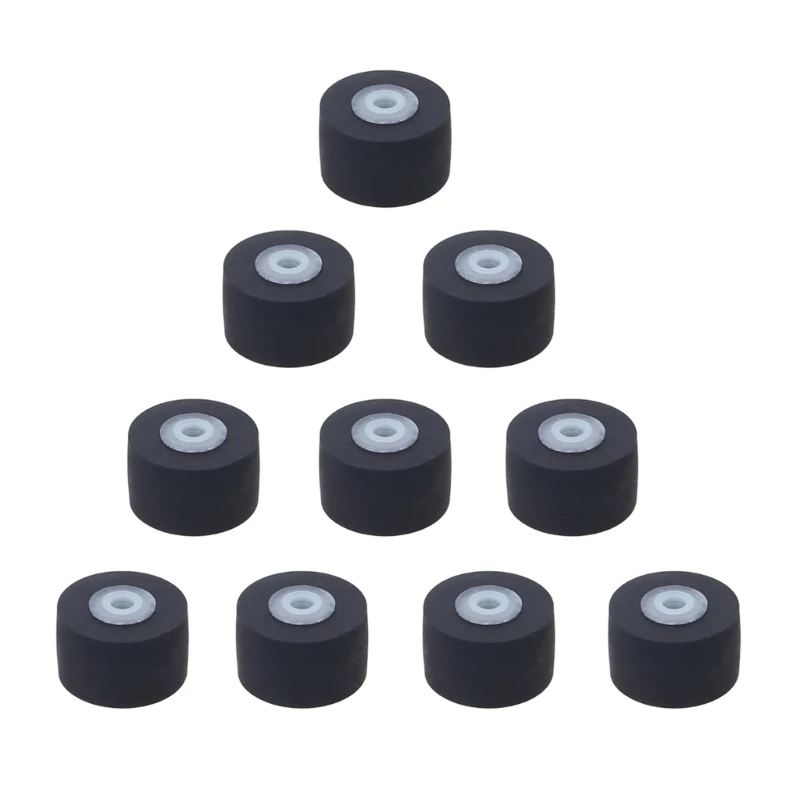 

10mm Cassette Recorders Pinch Roller Casettes Tape Belt Pulley Bearing Wheel Rollers 10PCS