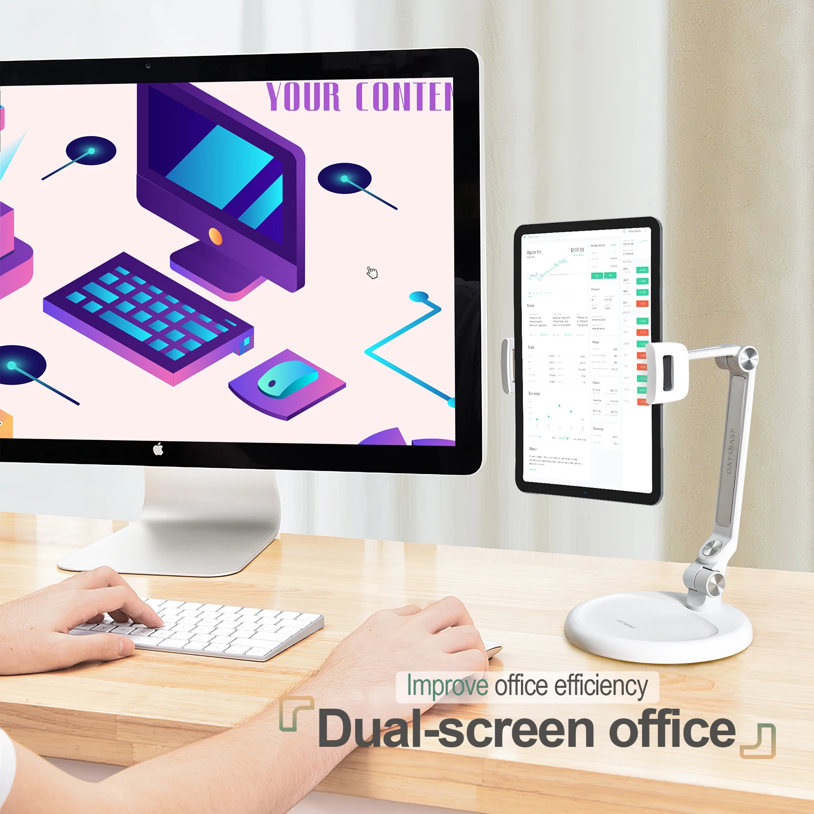 Oatsbasf Suporte Do Telefone Pad Desk Suporte