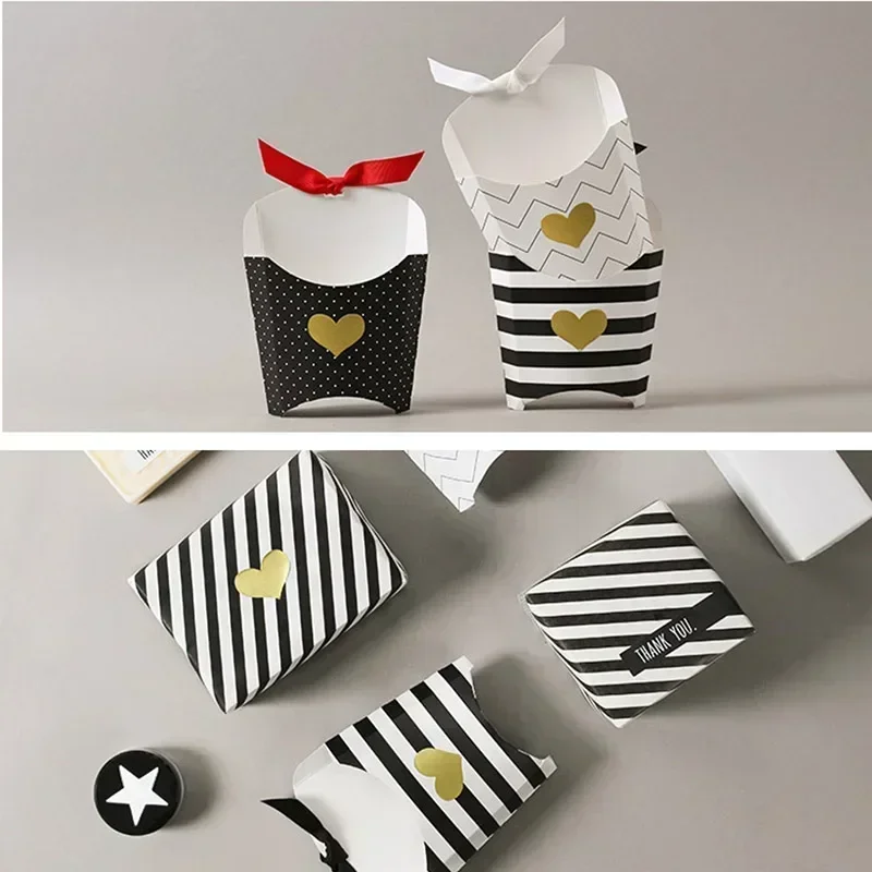 240 Adesivi Di Ringraziamento In Carta Kraft, 3,2 Cm, Autoadesivi A Forma Di Cuore, Per Confezioni Regalo E Biglietti, Eleganti E Naturali