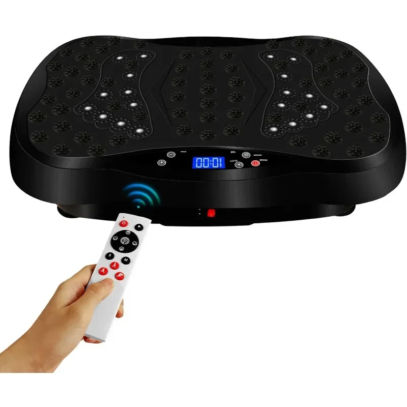 Vibration Plate Exercise Machine with Remote Control Vibration Platform for Weight Loss Whole Body Workout Machine