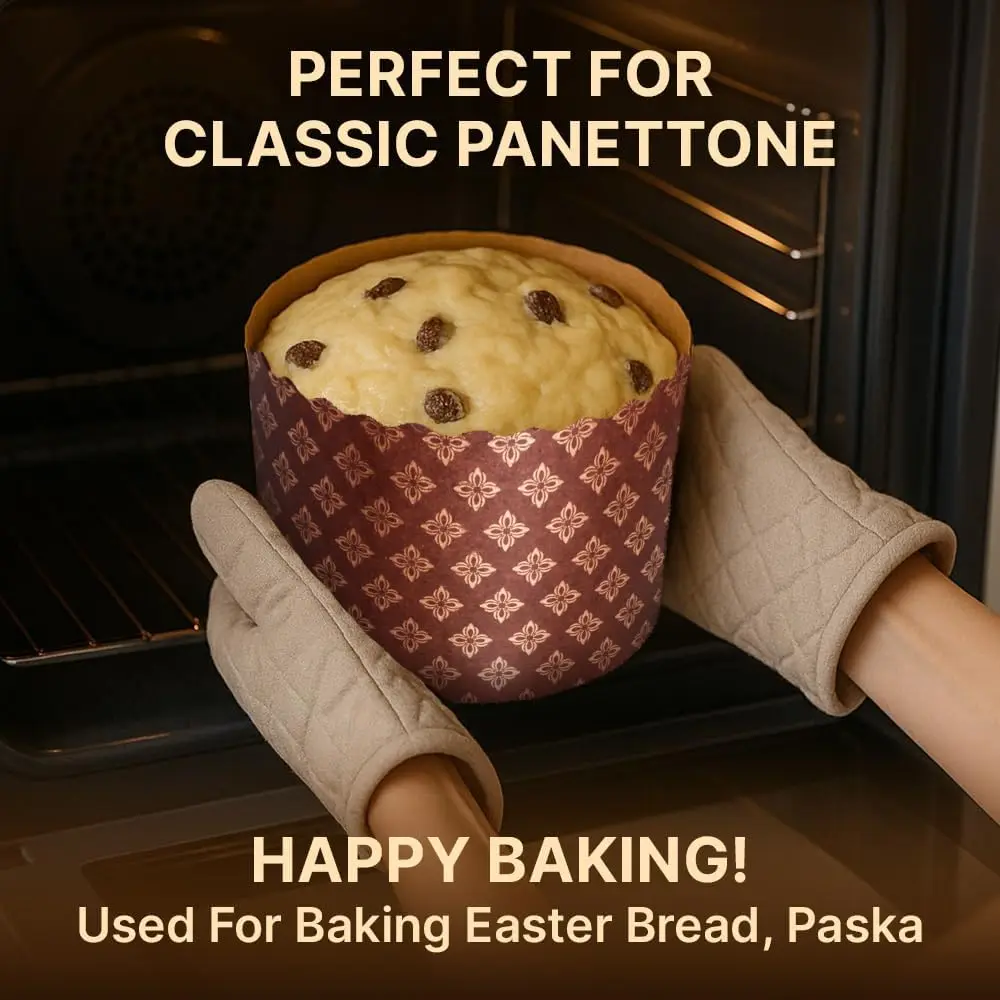 Paska Mold Kulich Panettone Paper Baking Molds image 7