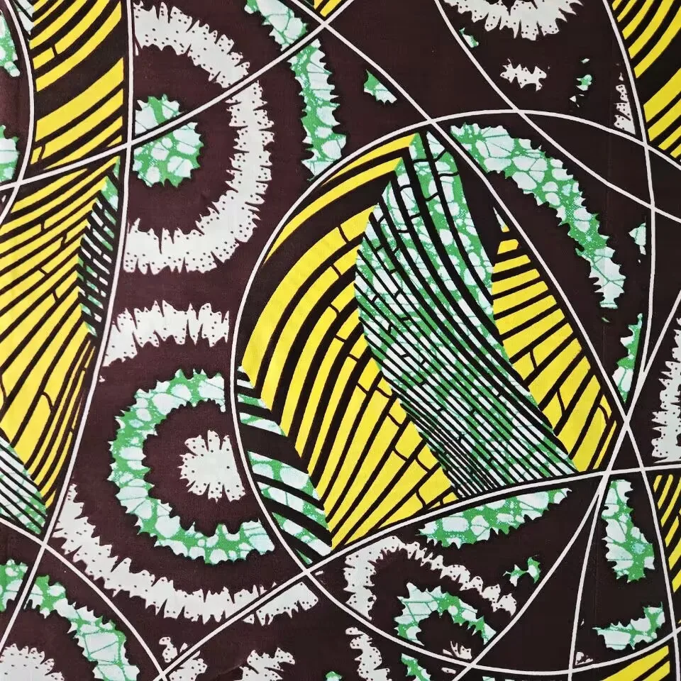 Item. No.L3-5 100% cotton wax prints fabric clothing fabric