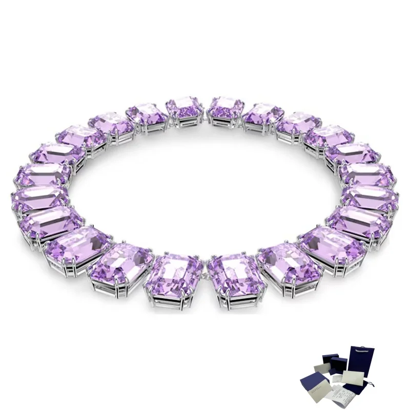 

Swarovski-925 серебряные украшения, специально созданы для женщин, тщательно сшитые, свадебные и подарки на день рождения, коробки, высокое качество