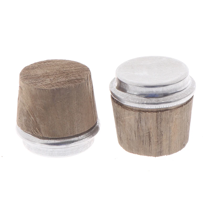 40mm Bottom Diameter Wooden Thermos Cork Cap Stopper Water Bottle Parts 2 Piece Good Quality Anti Aging Non-toxic Tasteless New