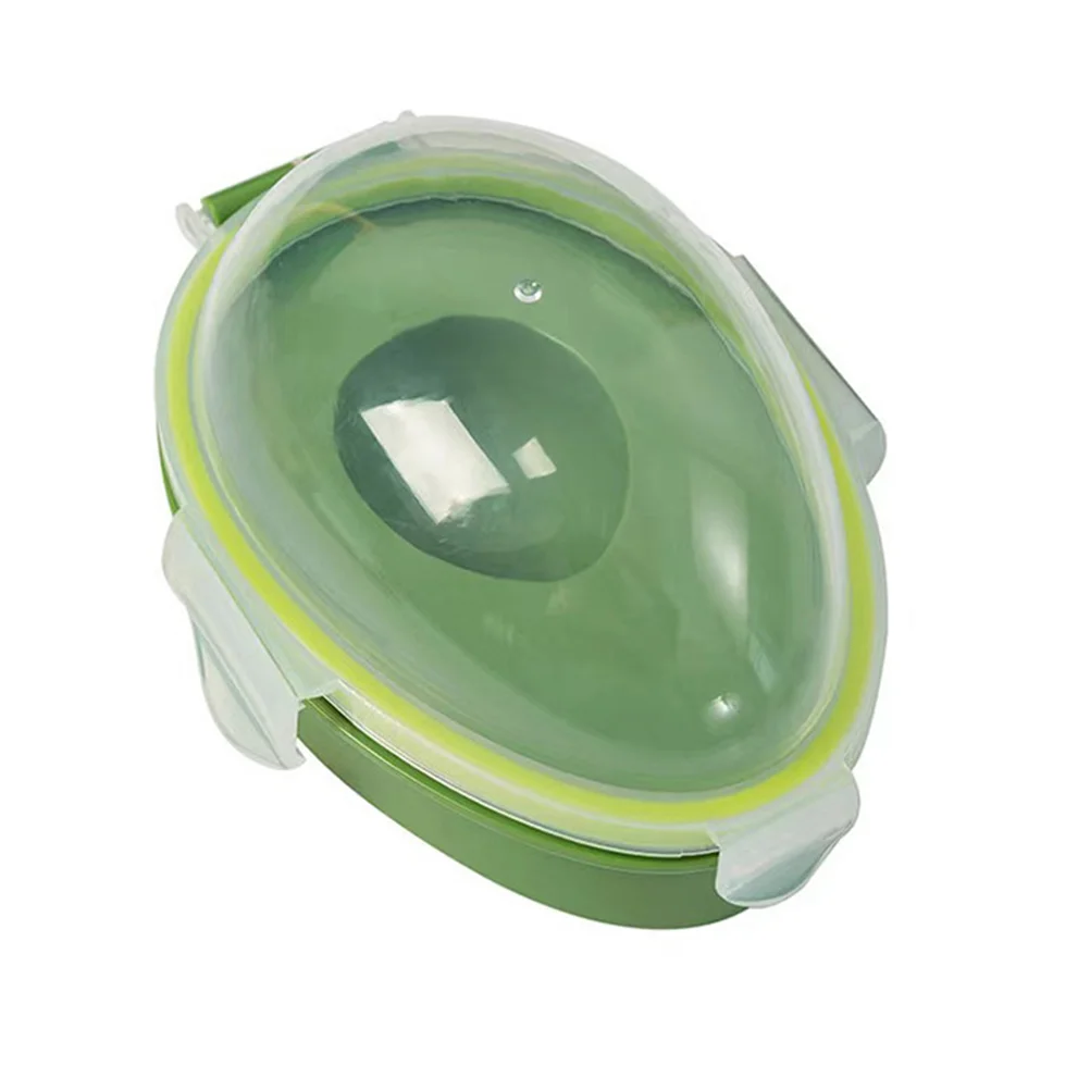 

1Pc Avocado Saver Keeper Clear Green Reusable Avocado Holder Avocado Container Lid Guacamole Storage Fruit Containers Fridge