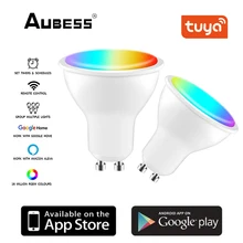 

Gu10 Wifi Smart LED Light Bulb Dimmable Color Spotlight Tuya/smart Life APP 4W RGBCW Voice Control Works With Alexa Google Home