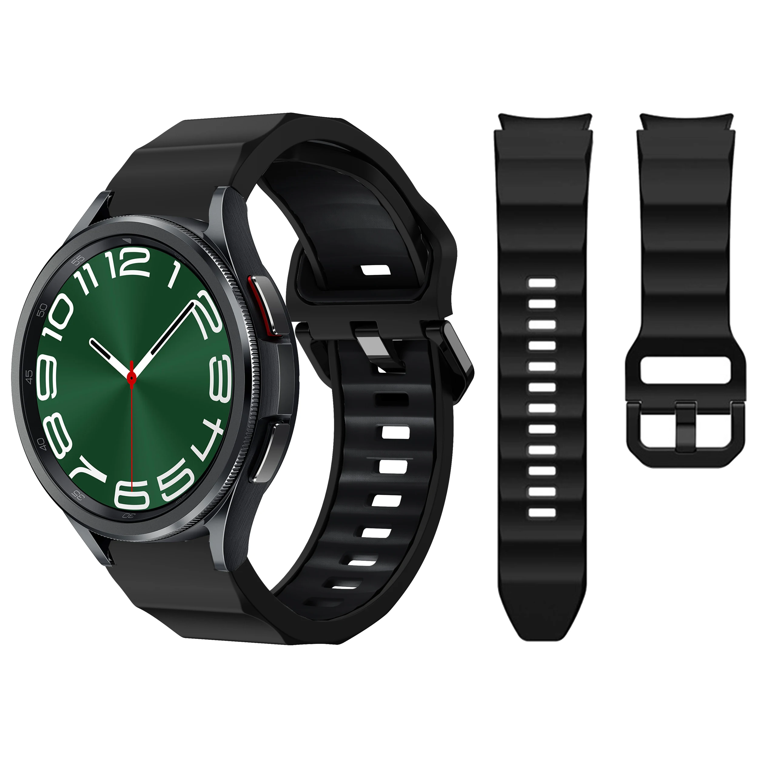 

Ремешок спортивный для Samsung Galaxy Watch 6 Classic, силиконовый браслет для Galaxy Watch 5 Pro, 45 мм, 44 мм, 40 мм, 47 мм, 46 мм, 43 мм, 42 мм