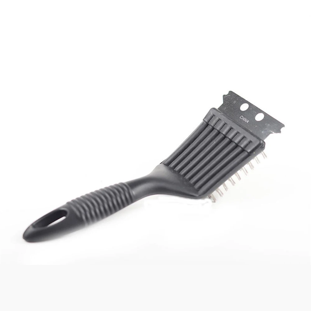 For Barbecue Grill Brush Steel Wire Bristles BBQ Cleaning Brushes Durable Cooking Tool Outdoor Home BBQ Gas Kit Accessori