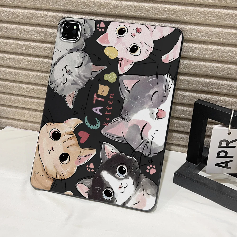 Frosted Tablet Case with Cat Lover Aesthetic - Exclusive Design & Premium Protection