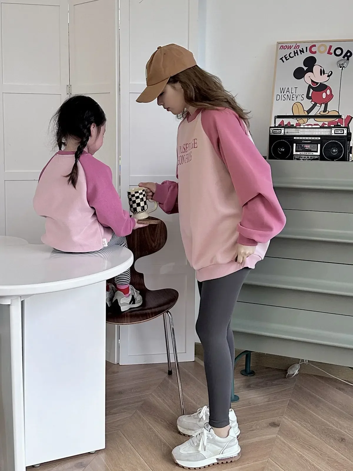 Family Matching Outfits Autumn 2023 Family Look Mother Kids Tops Mommy And Me Clothes Mother Daughter Sweatshirt Mom Son Hoodies - 3
