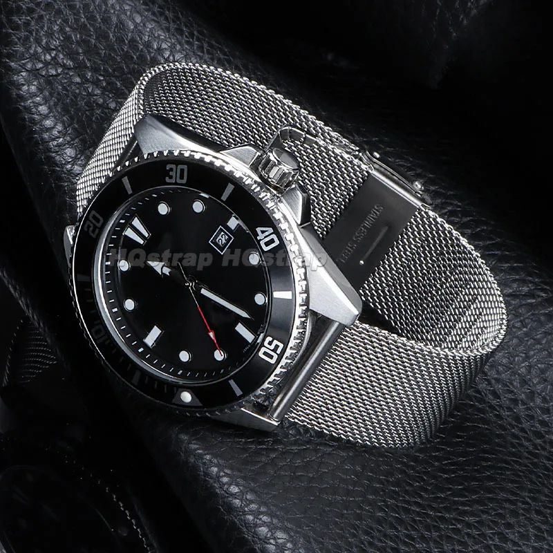 Universal Milanese Mesh Stainless Steel Watch Strap - 0.6mm Adjustable Band