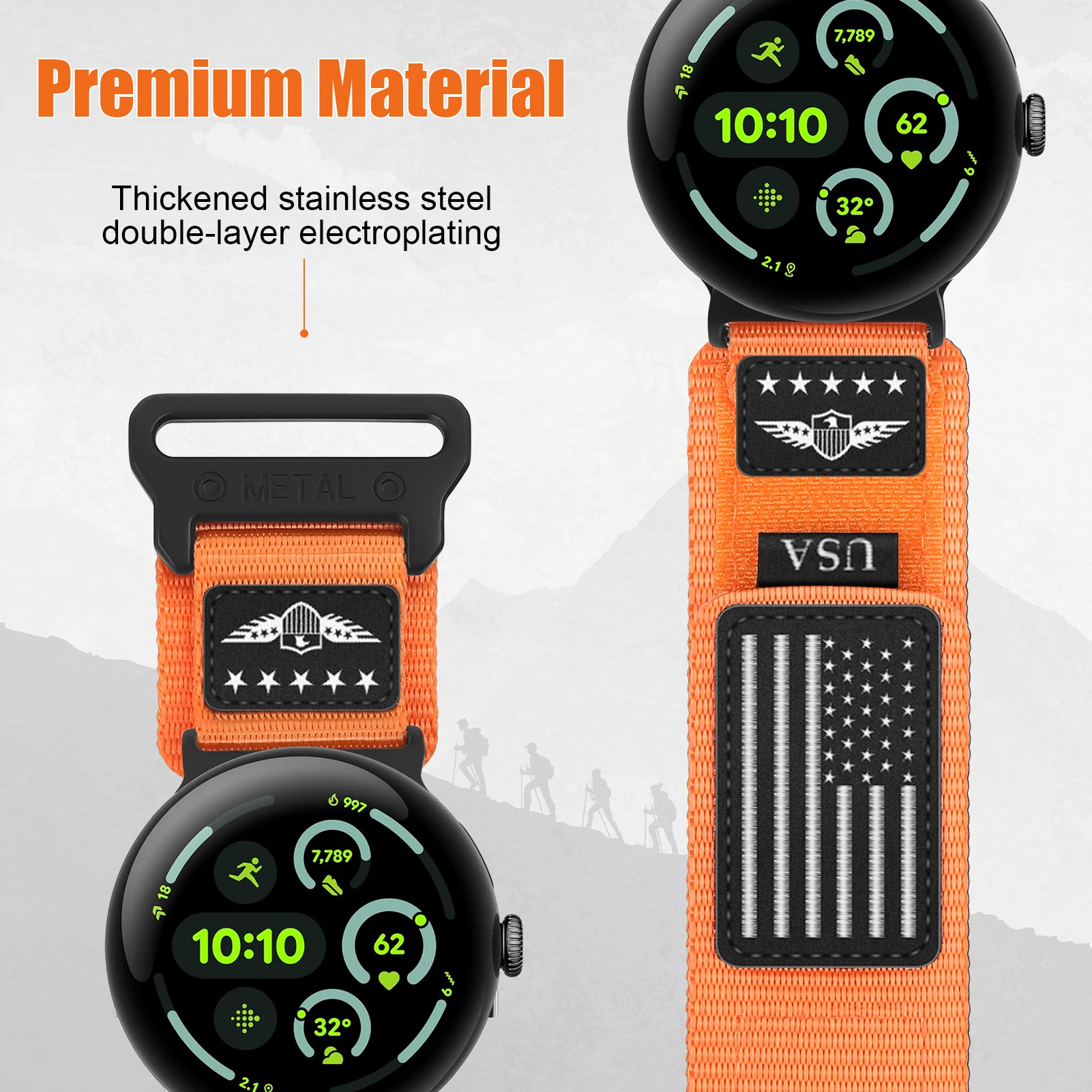 Trail Loop Sport Nylon Strap - Adjustable Belt Bracelet