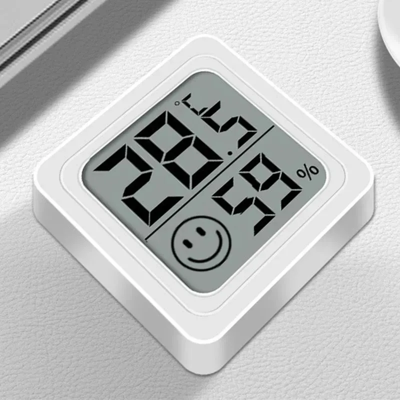 Mini Digital Thermometer Hygrometer LCD Display Indoor Outdoor Temperature Humidity Monitor Gauge Meter for Home Room Office