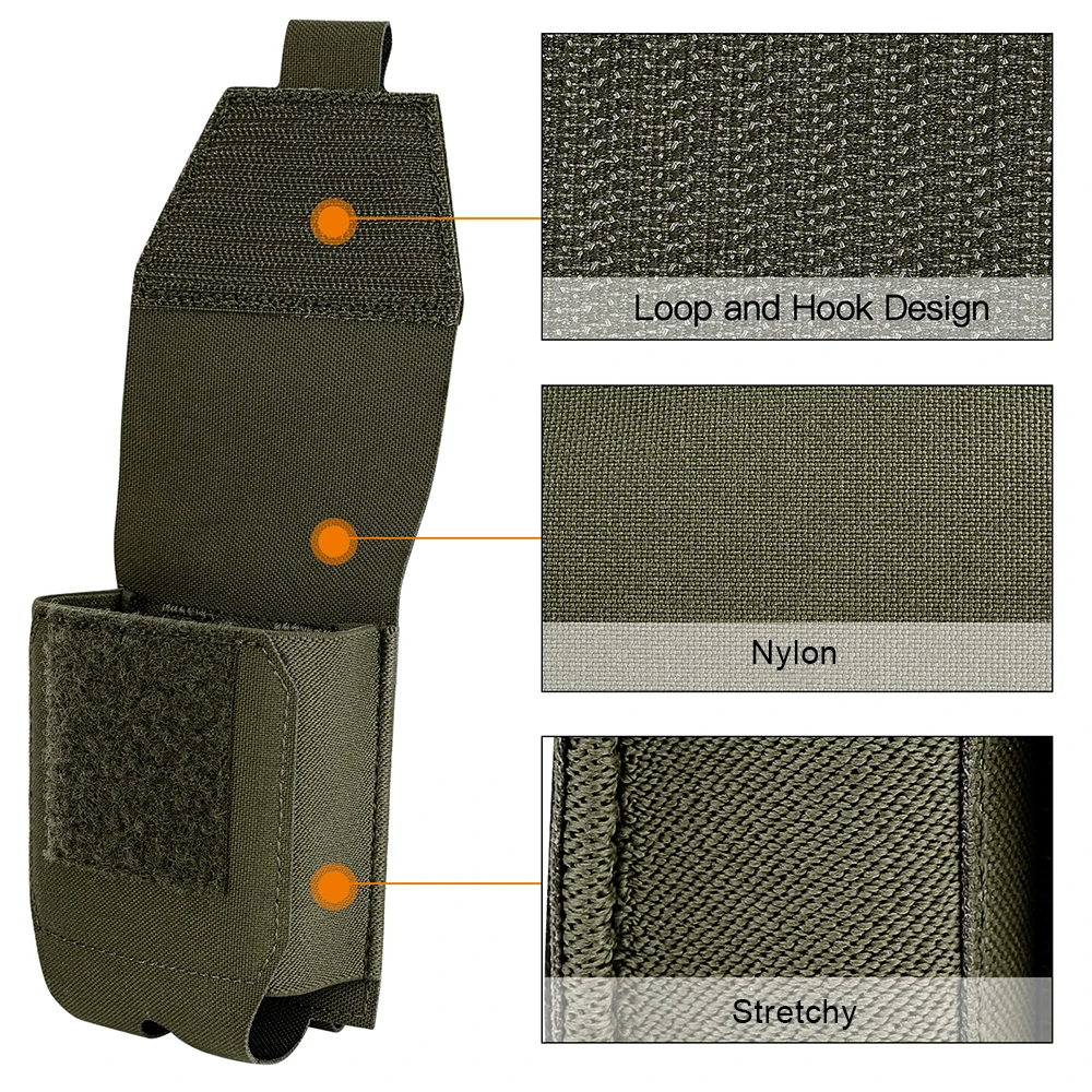 KRYDEX 500D Handcuff Pouch Case MOLLE / Belt Low Profile Cuff Case Holster Duty Belt Vest Law Enforcement Outdoor Hunting Bag 2