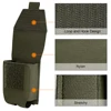 KRYDEX 500D Handcuff Pouch Case MOLLE / Belt Low Profile Cuff Case Holster Duty Belt Vest Law Enforcement Outdoor Hunting Bag 2