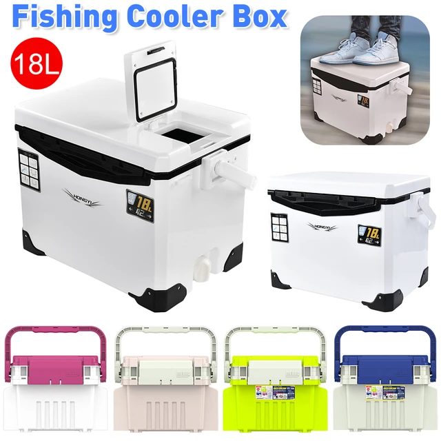 18L Fishing Cooler Box Tackle Box Outdoor Tank Case Gear Tools Fish Storage  Light Weight Sea Fishing Camping Heat Preservation - AliExpress