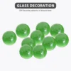 10 Pcs Marbles 16mm glass marbles Knicker glass balls decoration color nuggets toy green 4