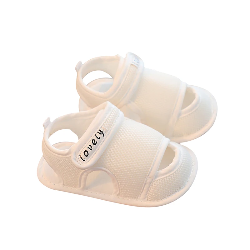 Infant Toddler Soft Sole Anti-Slip Sneakers Lightweight Breathable Mesh First Walkers Closed Toe Sandals Baby Boys Girls