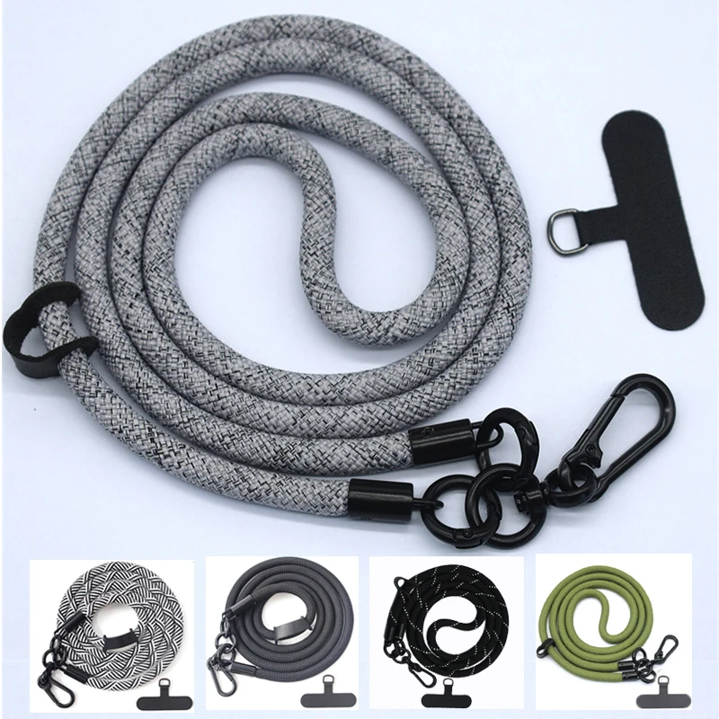Adjustable 8MM x 120CM Crossbody Phone Lanyard & Anti-Loss Neck Strap