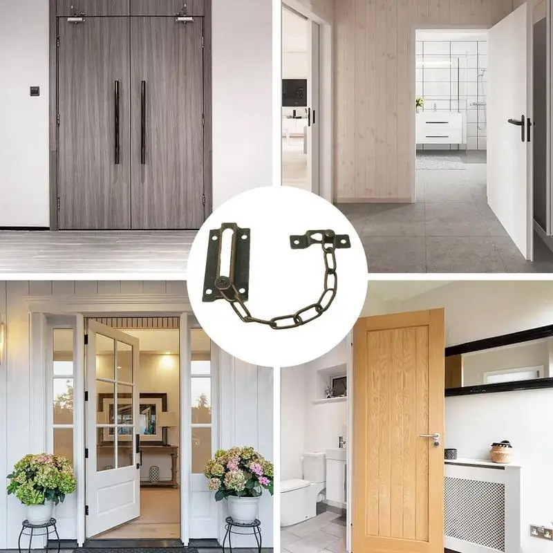 Security Door Chain Guard Anti-Theft Latch Chain Locks Door Lock Thickened