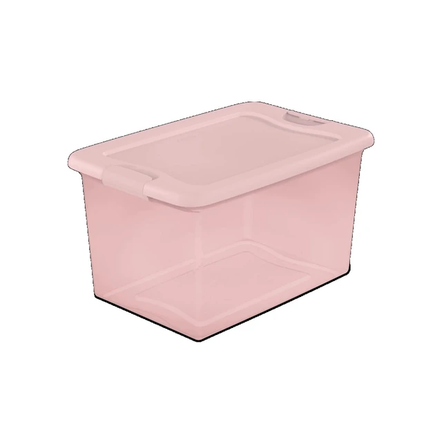 Sterilite 64 Quart 6 Pack and 32-Quart 6 Pack Stacking Latching Storage Boxes