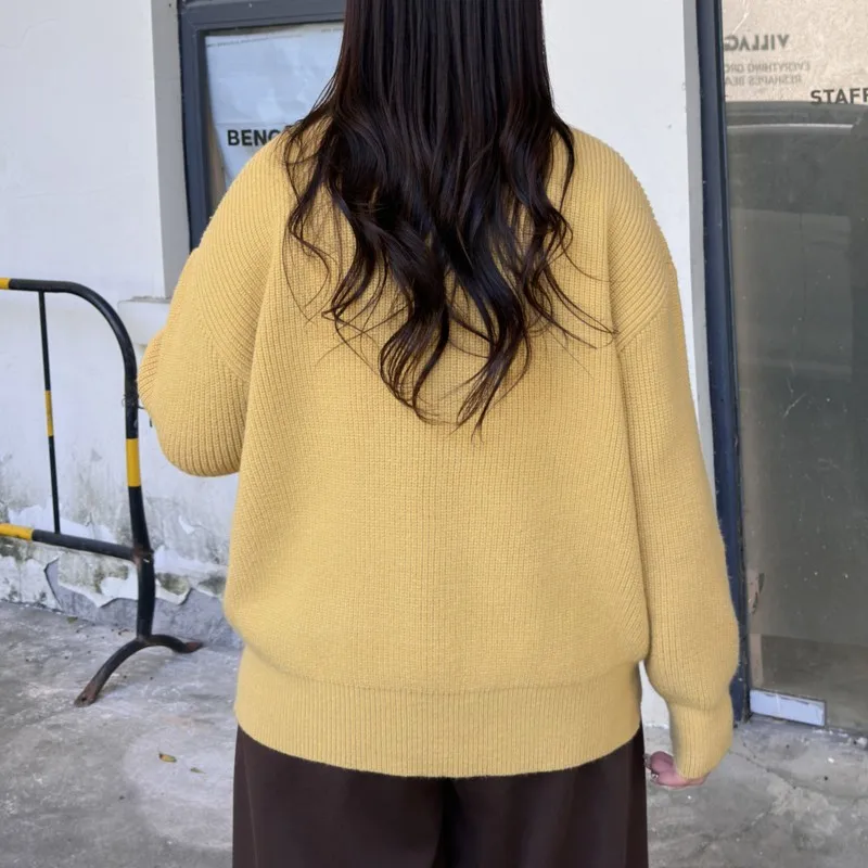 XXXXL Fashion Plus Size Woman Clothing Sweaters Autumn And Winter Thickened Knitted Cardigan Jersey 530