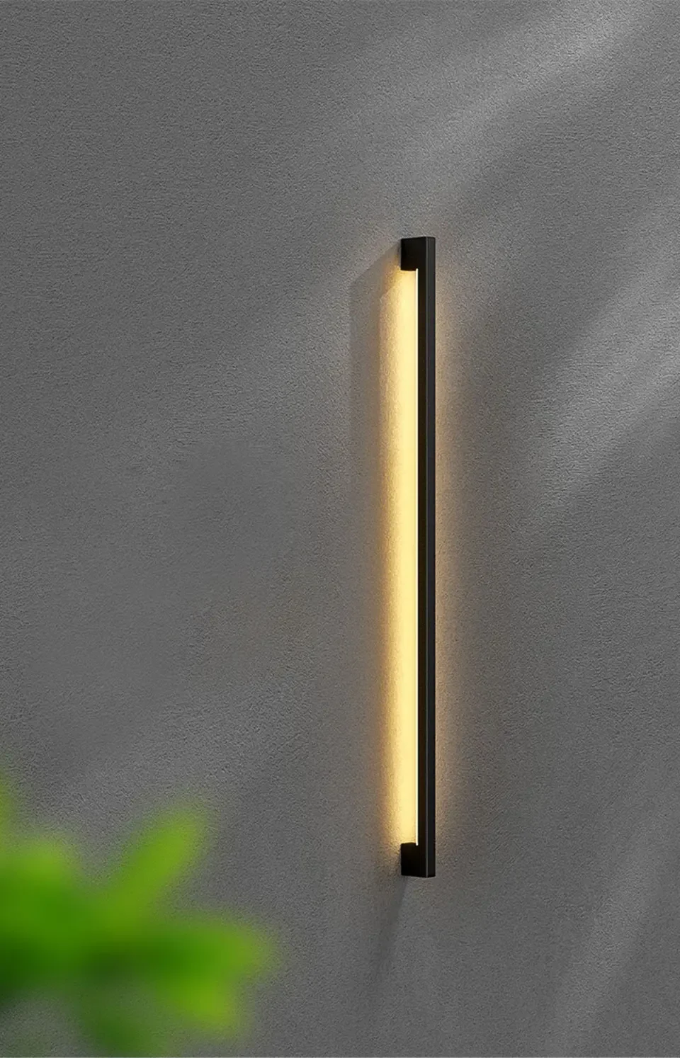 Description Picture 2 of itemModern Minimalist Long Wall Lamp LED Wall Mounted Light Indoor Living Room Bedroom Background Lamp Home Decora Fixtures 110/220V