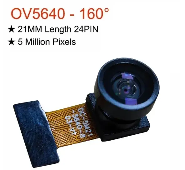 21MM OV5640 Camera Module for ESP32-CAM Camera Module 5 Million Pixels 66 120 160 Degree 24PIN 0.5MM Pitch 2.1CM 5MP New image 2
