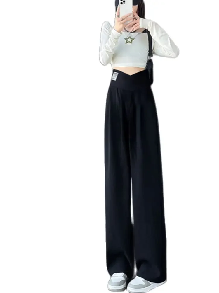 Spring and Autumn Pregnancy Outerwear Winter Low-rise Casual Pregnant Women's Pants Korean Style Maternity Belly Trousers Loose