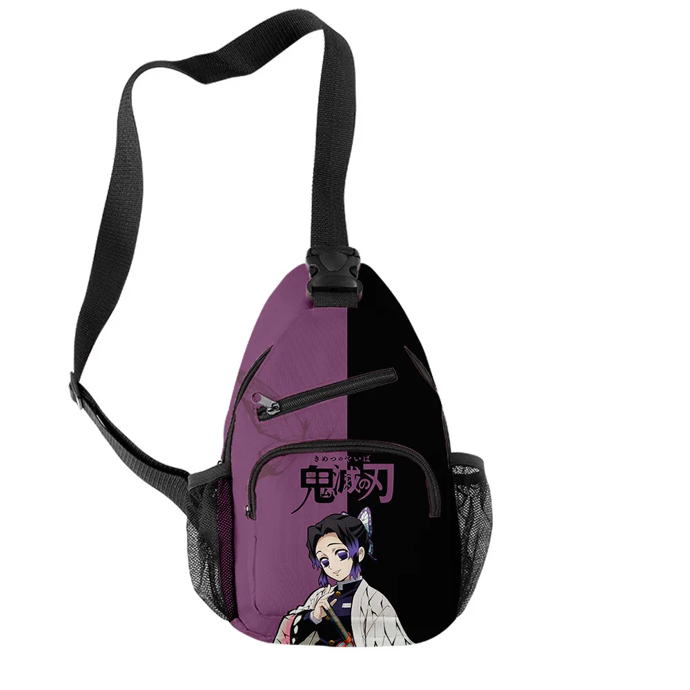 Popular Youthful Funny Kpop Humor Boys/Girls 3D Print Chest Bags Oxford Waterproof Sports Crossbody Travel Bag Shoulder Bags