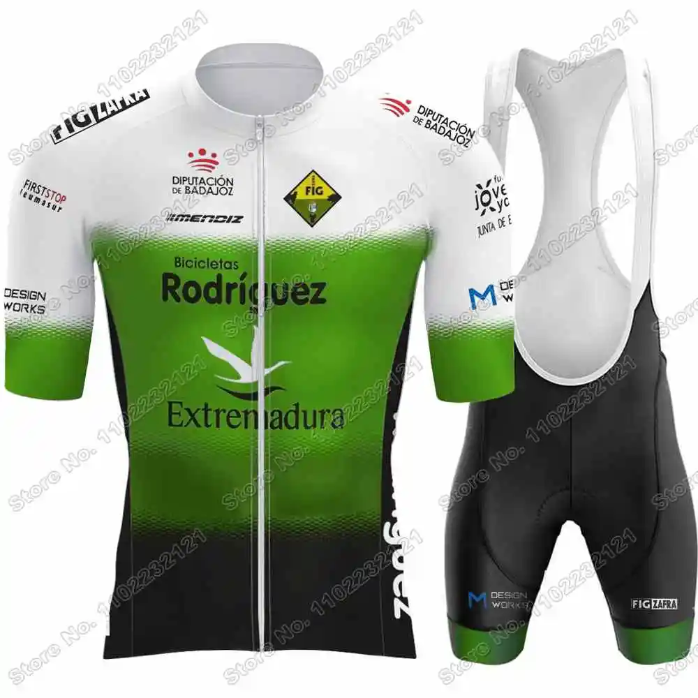 2023CyclingJerseyExtremaduraTeamSetMenCyclingClothingSummer