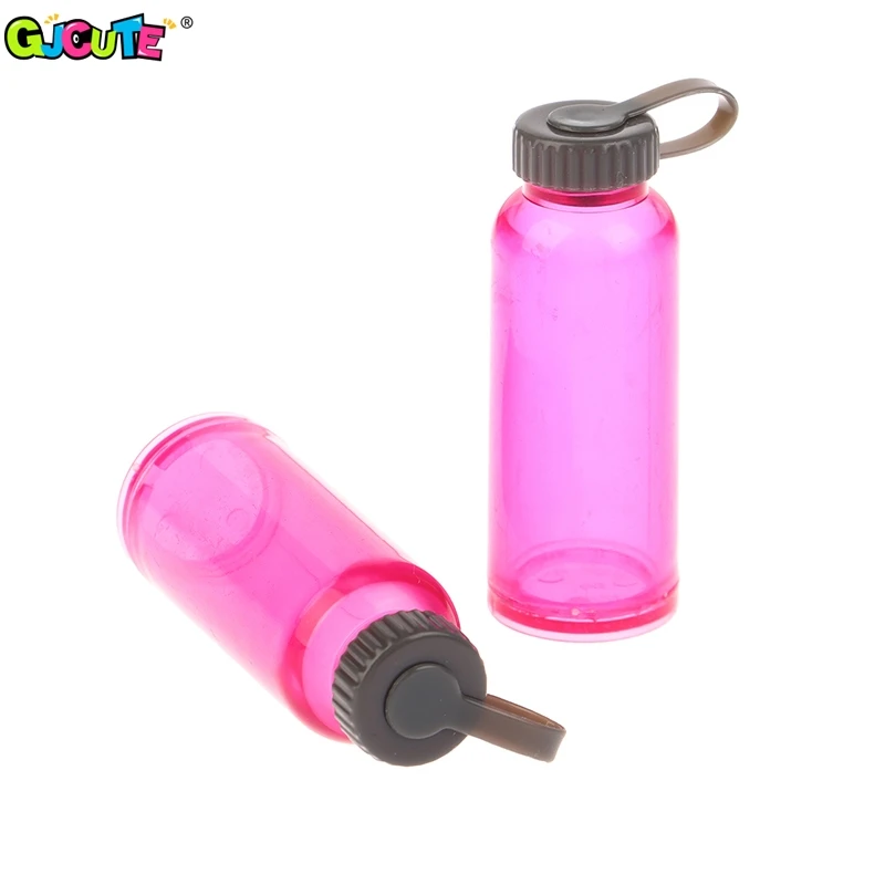 

1/12 Dollhouse Miniature Water Cup Plastic Water Bottle Model Furniture Decoration Dolls House Play Toy Accessories