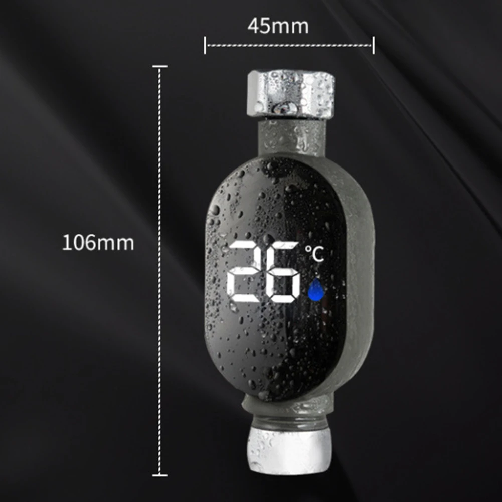 Description Picture 4 of itemLED Display 0~99℃ Home Water Shower Thermometer Bath Thermostat Intelligent Temperature Measurement Bathroom
