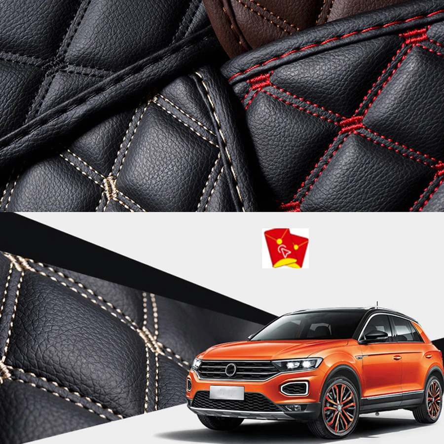 Custom Trunk Mats For VW T ROC TROC 2019 2020 2021 Leather Durable