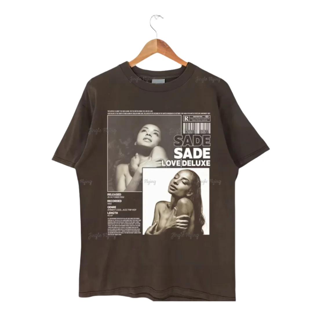Sade Adu T Shirt Sade Love Album T Shirt Regalo Limitato Per Uomo Donna Tshirt Unisex