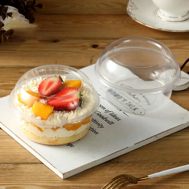 300ML Fruits Pudding Ice Cream Sweet Packing Bowl Wedding