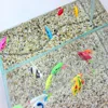 10PCS Artificial Ocean Tropical Fish Plastic Small Floating Fishes Vivid Simulated Fake Tropical Fish Fish Tank Decorations 5