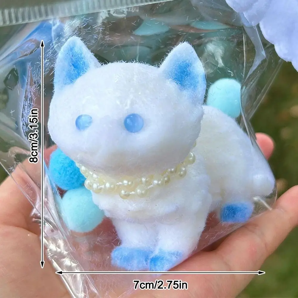 Soft Release Squeeze Cat Toys Cartoon Stress Relief Cat Stress Relief Squeeze Ball TPR Funny Pinching and Decompressing Toy 4
