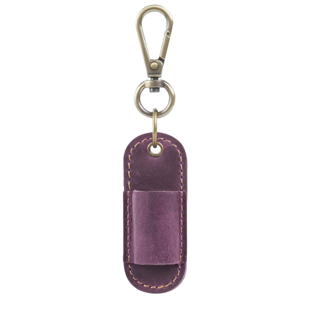 Compact Travel-Friendly Pen Holder with Keychain Attachment and Mini Pencil Case