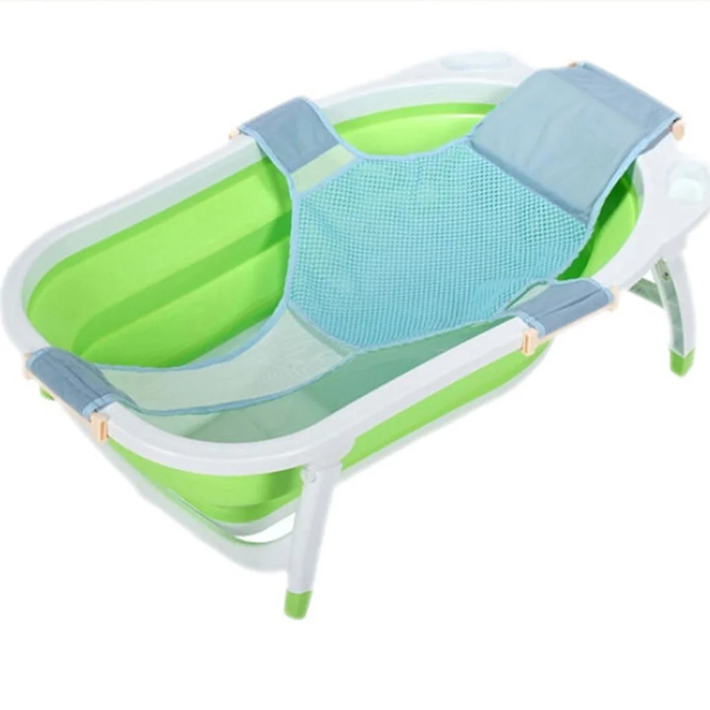 Adjustable Baby Bathtub Seat Net Baby Bath Mesh Bath Mesh Infant Tub Hammock Support Sling Bathtub Seat Net Tubs Care