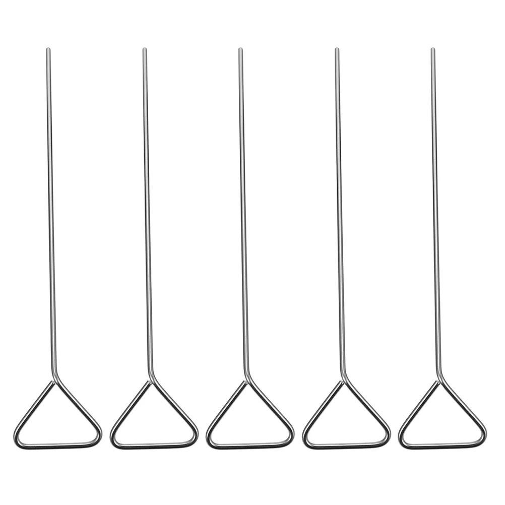 

5 Pcs Stainless Steel Coating Rod Cell Spreaders Wide Laboratory Accessories Metal Bacterial Spreading Bar Supplies