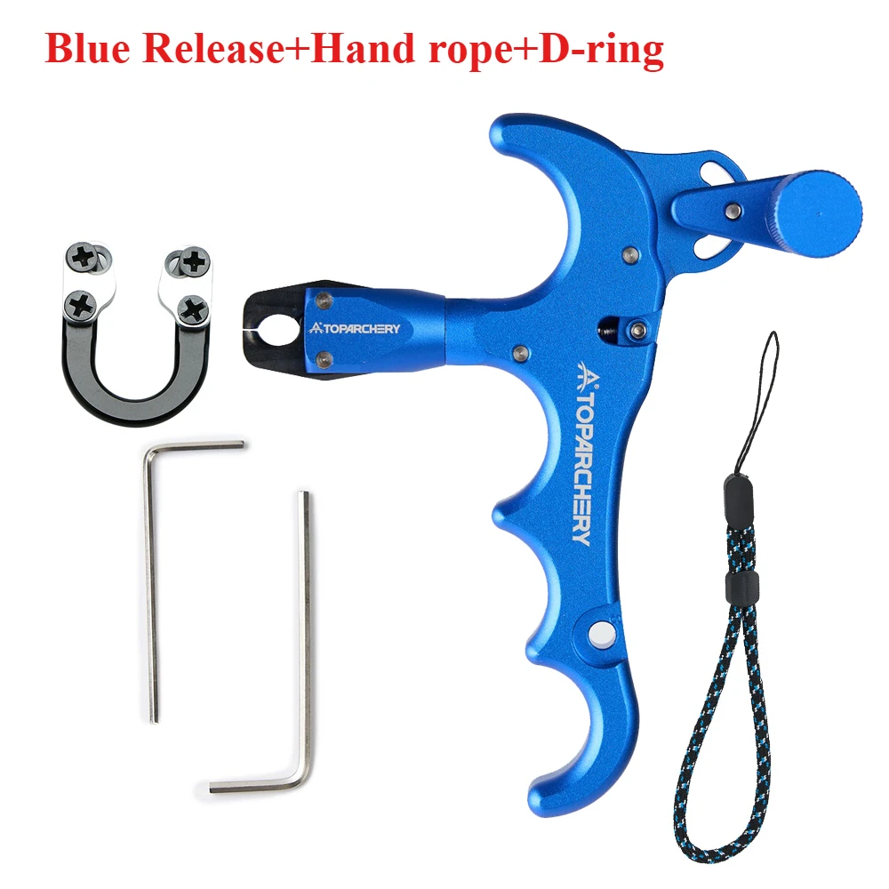 Premium Adjustable 360° Four-Finger Bow Release Aid